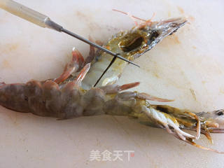 #鲜虾#一帆风顺虾的做法步骤:3