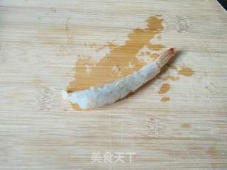 双色芝麻高升虾的做法步骤:10