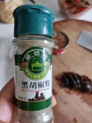 吃货版海参炒面的做法步骤:8