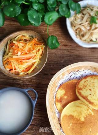奶香玉米饼(免发酵)的做法步骤:4