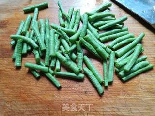 凉拌豆角的做法步骤:3