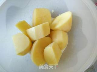 芝士土豆烤大虾的做法步骤:4