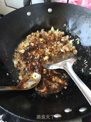 肉酱拌面的做法步骤:7