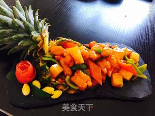 菠萝咕咾肉的做法步骤:10