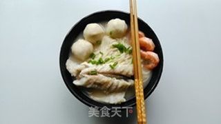 海鲜面的做法步骤:10