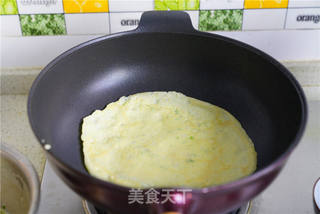 洋葱鸡蛋饼的做法步骤:6