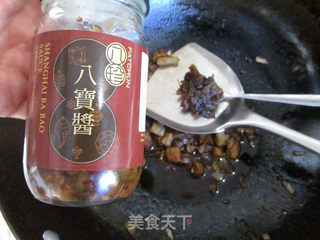 酱香肉丁拌芦笋的做法步骤:7