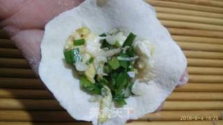 鸡蛋虾皮水饺的做法步骤:11