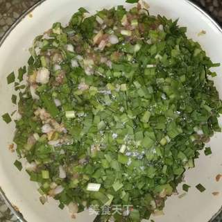韭菜白菜猪肉水饺的做法步骤:9