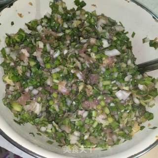 韭菜白菜猪肉水饺的做法步骤:10