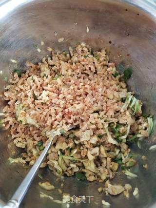 全麦虾仁角瓜蒸饺的做法步骤:14