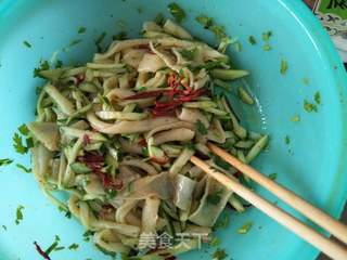 麻椒油红油拌凉皮的做法步骤:8