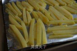 烤箱版薯条的做法步骤:6