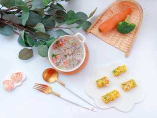 【宝宝辅食】鲜虾杂蔬蛋卷 的做法步骤:15