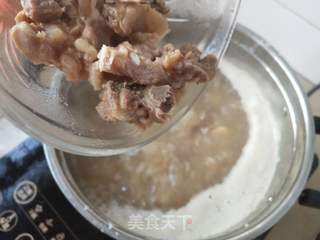 排骨南瓜粥的做法步骤:4