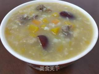 排骨南瓜粥的做法步骤:8