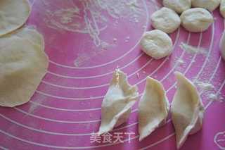 鸵鸟肉蒲公英馅水饺的做法步骤:7