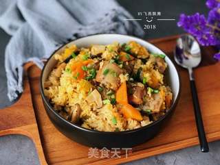 立秋贴秋膘~南瓜排骨焖饭的做法步骤:12