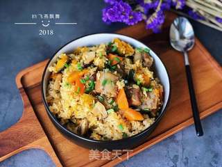 立秋贴秋膘~南瓜排骨焖饭的做法步骤:13