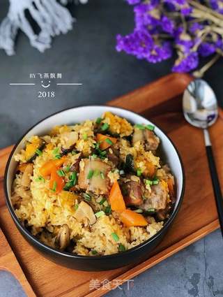 立秋贴秋膘~南瓜排骨焖饭的做法步骤:14