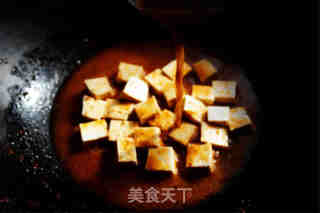 沙茶虾子煨豆腐的做法步骤:7