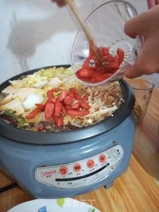 毛血旺火锅的做法步骤:7