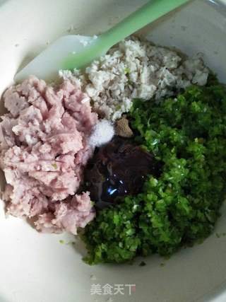 甜椒馅蒸饺的做法步骤:8