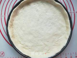 豌豆玉米火腿披萨的做法步骤:6