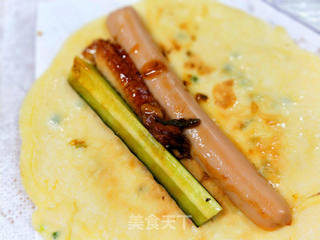 鳗鱼鸡蛋卷饼的做法步骤：9