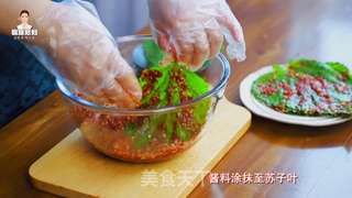 韩国料理中最受欢迎的小菜-腌苏子叶,绝对的下饭利器的做法步骤:12