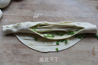 葱香千层手抓饼的做法步骤:9