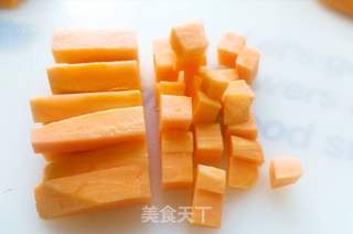 红薯饭东北地瓜大米饭的做法步骤:5