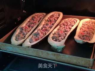 奶酪焗茄子的做法步骤:8