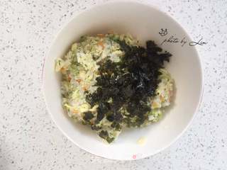 海苔肉松小饭团的做法步骤:6