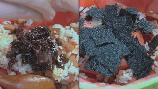 西瓜拌饭的做法步骤:4