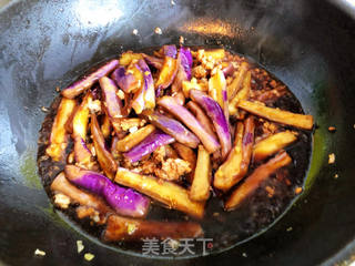少油版肉末茄子#茄子#的做法步骤:10
