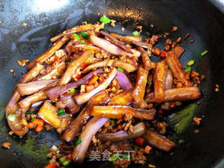 少油版肉末茄子#茄子#的做法步骤:12