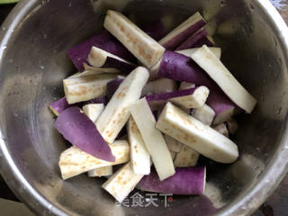 酱爆茄子刀豆#茄子#的做法步骤:4