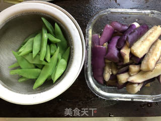 酱爆茄子刀豆#茄子#的做法步骤:5