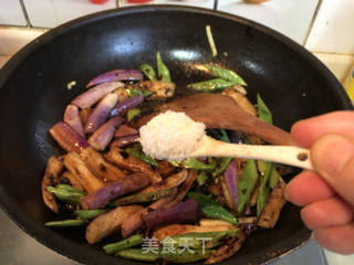 酱爆茄子刀豆#茄子#的做法步骤:11