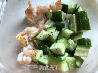 虾仁土豆沙拉#鲜虾#的做法步骤:9