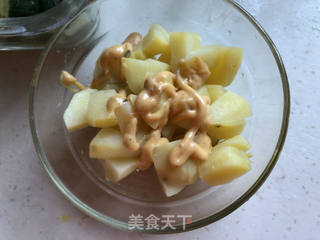 虾仁土豆沙拉#鲜虾#的做法步骤:10