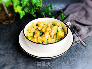 虾仁土豆沙拉#鲜虾#的做法步骤:11