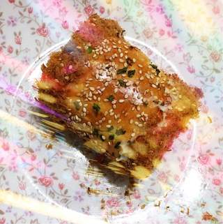 香葱肉松卷的做法步骤:14