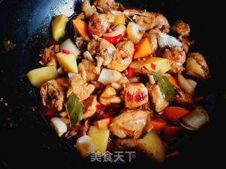 大盘鸡的做法步骤:11