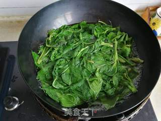 蒜泥野芝麻的做法步骤:2