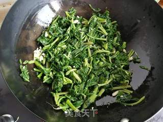 蒜泥野芝麻的做法步骤:6