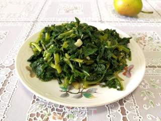 蒜泥野芝麻的做法步骤:7
