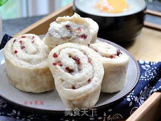 全麦糯米馒头卷的做法步骤:12