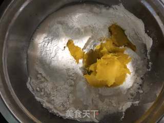 南瓜蒸糕的做法步骤:4
